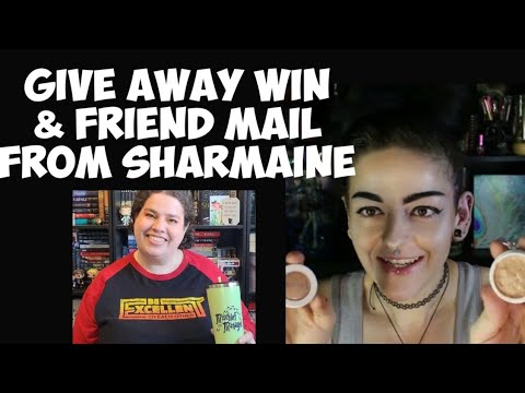 WON A GIVEAWAY & FRIEND MAIL FROM SHARMAINE'S STAY-CATION