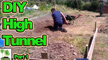 Building The Ultimate Home Made Polytunnel / Hoop House Part 1