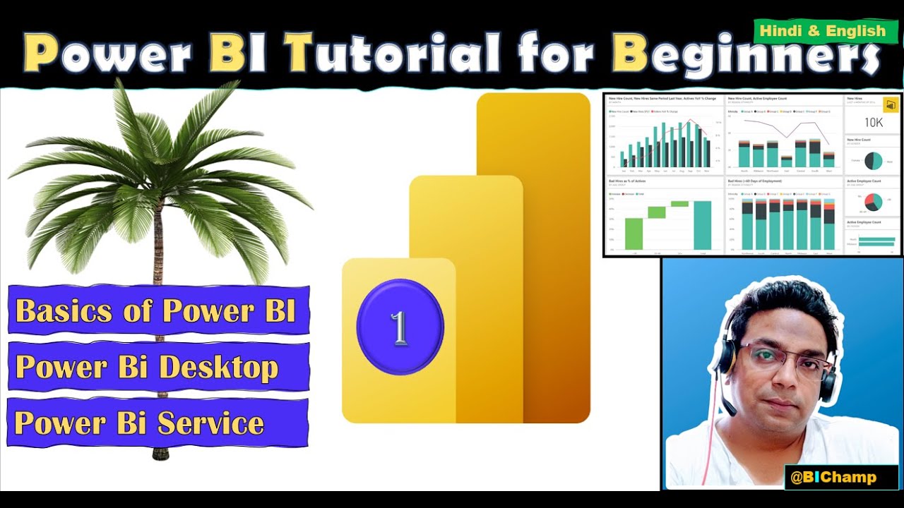 Power Bi Tutorial for Beginners (Hindi & English) : Part 1 - YouTube