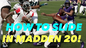Madden 20 how to QB SLIDE!