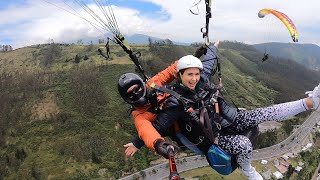 VOLANDO PARAPENTE EN ECUADOR