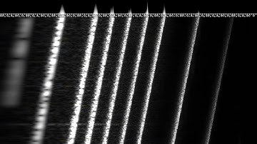 Shepard Tone audio spectrum visualization  (constant Q transform)