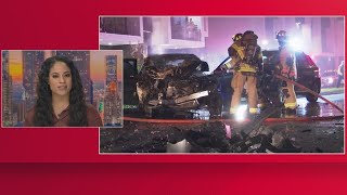 Good Samaritans pull driver from fiery crash on Memorial Heights, police say