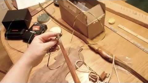 How to make a Flemish bowstring