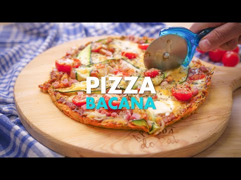 Pizza Bacana | com Base de Legumes