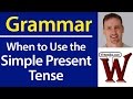Simple Present Tense: When to Use it