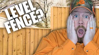 How To Build a Fence on Uneven Ground