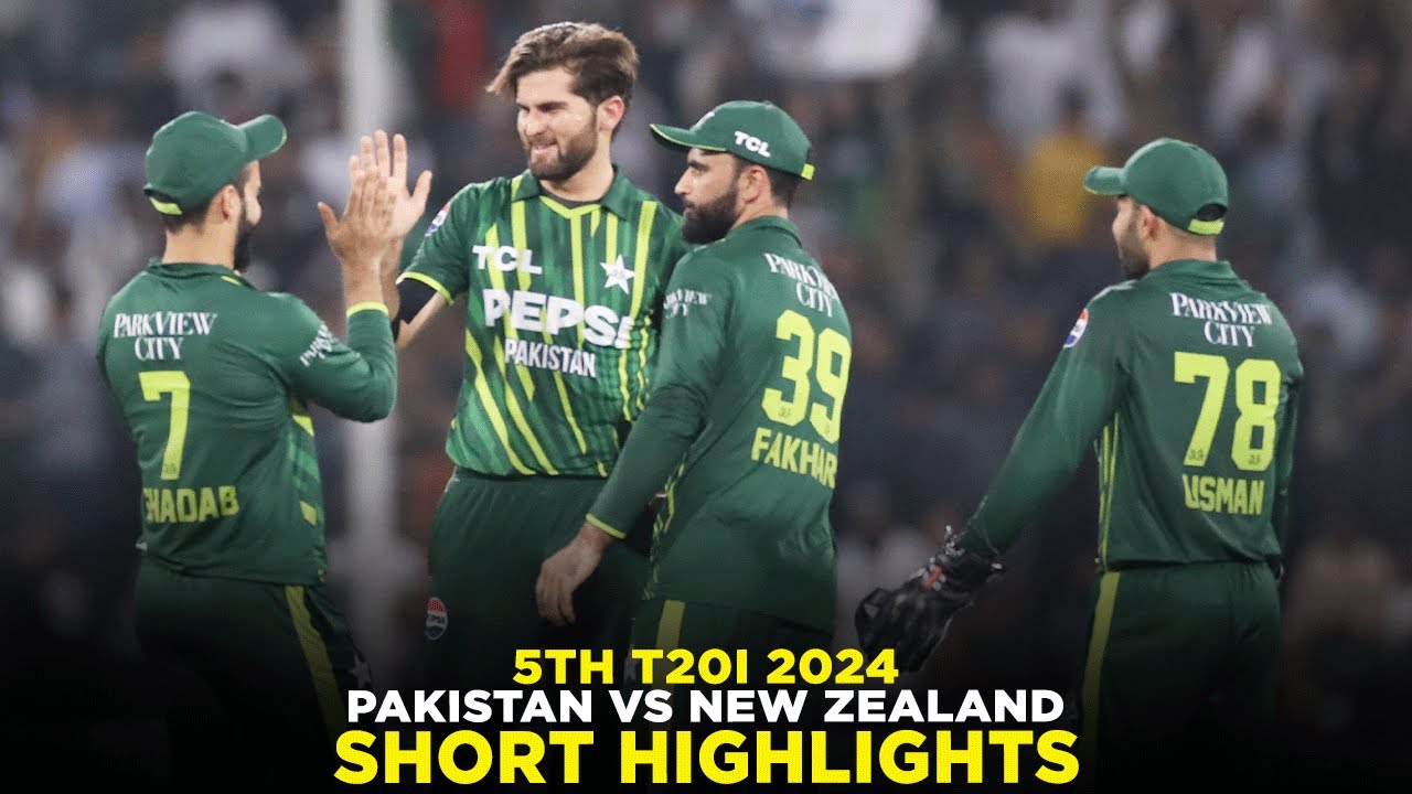 Short Highlights | Pakistan vs New Zealand | 5th T20I 2024 | PCB ...