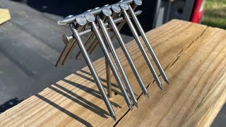 Carpenter's Trick: Balancing Nails