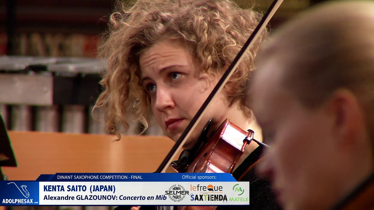 Kenta Saito (Japan) - Concerto en Mi Bémol by Alexandre Glazounov (Dinant 2019)