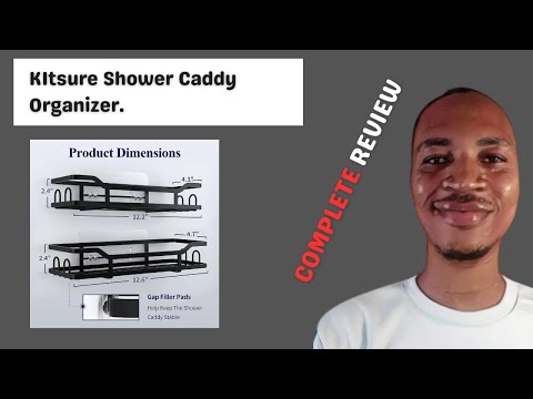 Kitsure Shower Caddy Organizer Review  Best Shower Caddy Organizer 