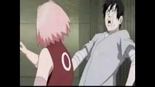 Sakura slapping sai and naruto