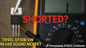 Fastest Way to Find a Shorted MOSFET or Transistor in Any Electronic Device | Simple Multimeter Test