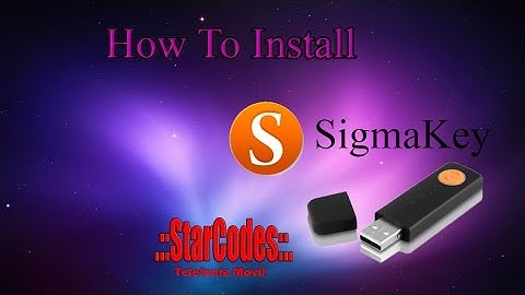 How to install and configure Sigma-Key by StarCodes