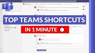 Top Microsoft Teams Keyboard Shortcuts in 1 Minute ⏱  The BEST MS Teams tips and tricks #shorts screenshot 4