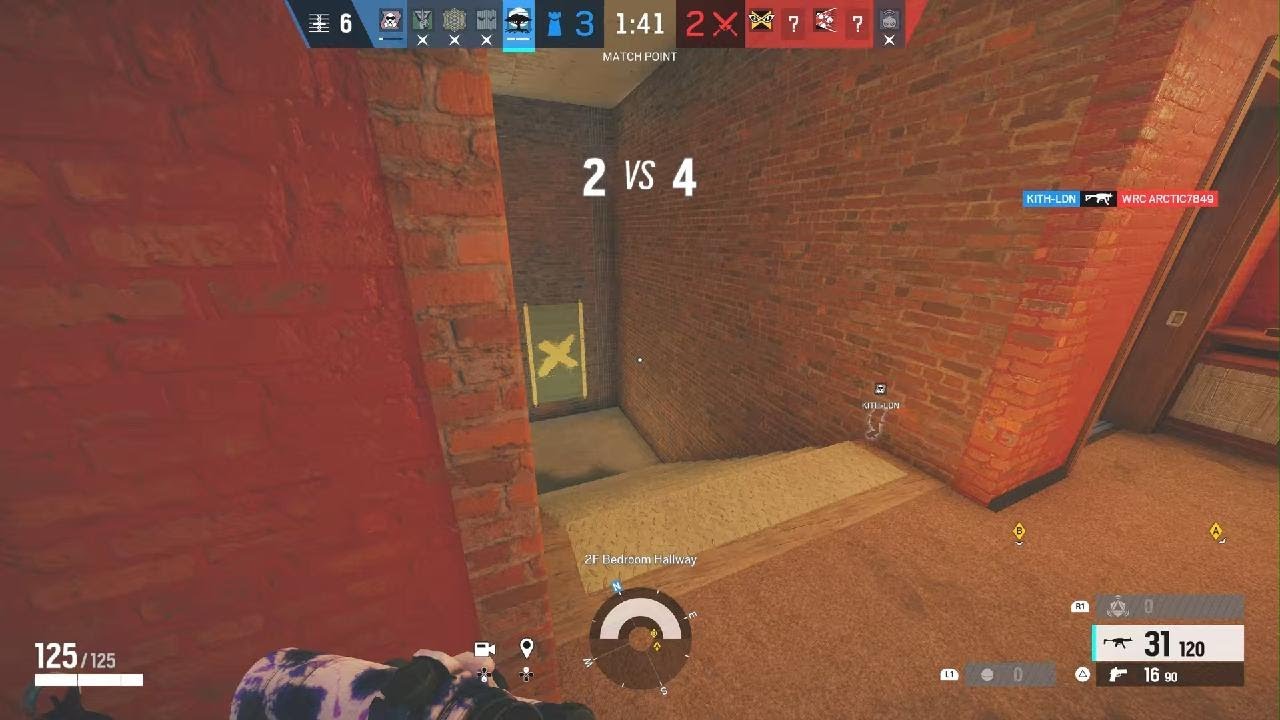 Tom Clancy's Rainbow Six Siege clutch - YouTube
