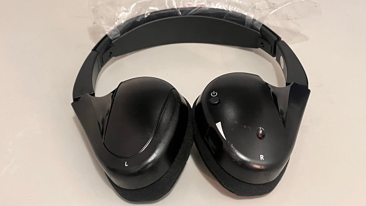 Wireless IR Infrared Stereo Headphones Headset DVD Player For GM Suburban Yukon Avalanche Escalade