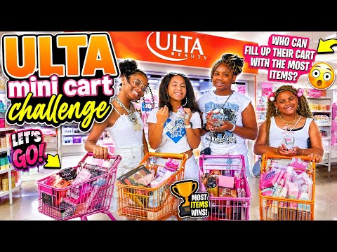 Mini Cart Challenge guess who got the most items