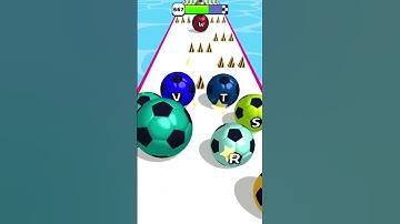 AZ Run - 2048 ABC Runner! Ball Run Game Levels 667 #gaming #mobilegame #gameplay