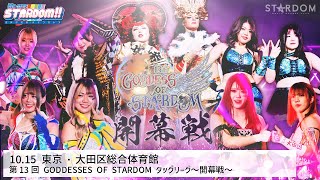 プレミア公開1015大田区 ゴッデスタッグリーグ開幕戦すず星来Vsプロミネンス壮麗C Vs 舞華メーガンStars対決 We Are Stardomstardom