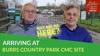 Arriving At Burrs Country Park Caravan And Motorhome Club Site