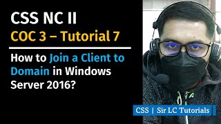 Windows Server 2016 Tutorials Join The Client To The Domain