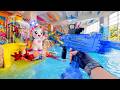 Nerf War | Water Park & SPA Battle Collection 17 (Nerf First Person Shooter)