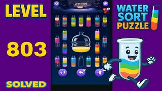 Water Sort – Level 803 | Walkthrough Solution