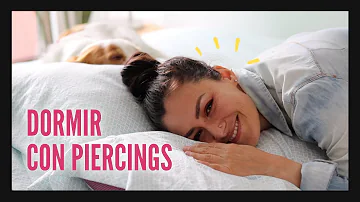 ¿Cómo se duerme con un nuevo piercing en la nariz?