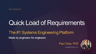 Introducing Quick Load of Requirements