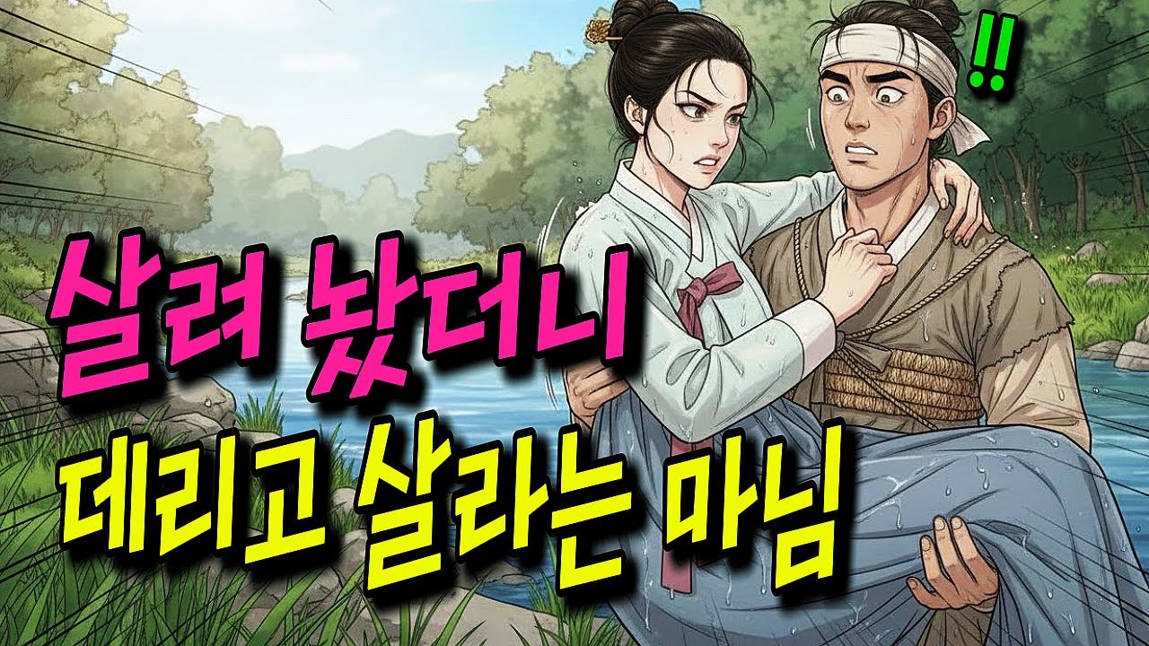 물에 빠진 마님 살려놨더니 뺨 때리고 짐 싸 들고 쳐들어온 이유 #옛날이야기 #민담 #야담 #수면오디오 #역사이야기