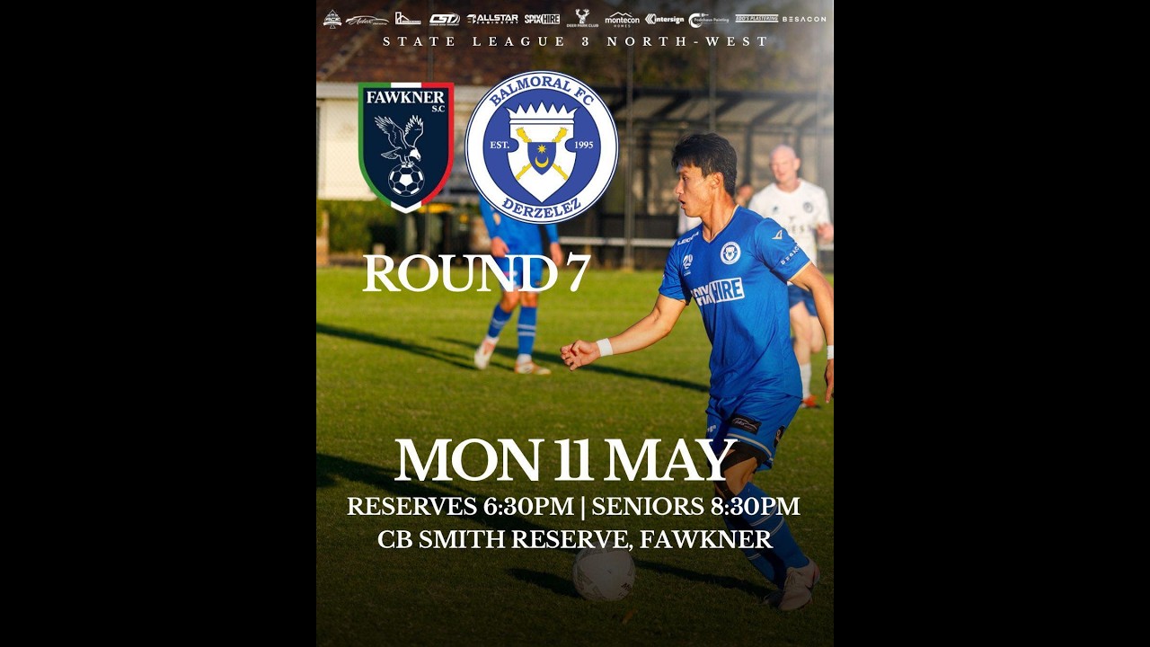 [2026][MSL3NW-R][Round 7] Fawkner SC vs Balmoral FC - YouTube