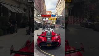 The Fastest Car From Each Brand💀🔥 Resimi