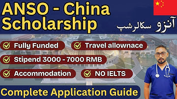 ANSO Scholarship 2026 | Step-by-Step Application Guide | How to Find Programs and Professors