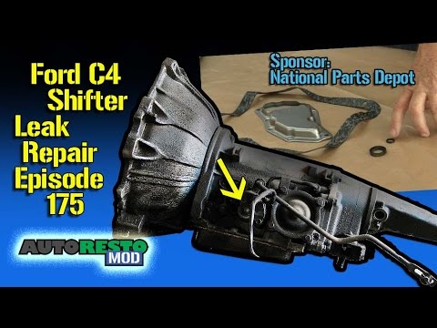 Ford C4 Transmission How To Fix Shifter Leak Episode 175 Autorestomod