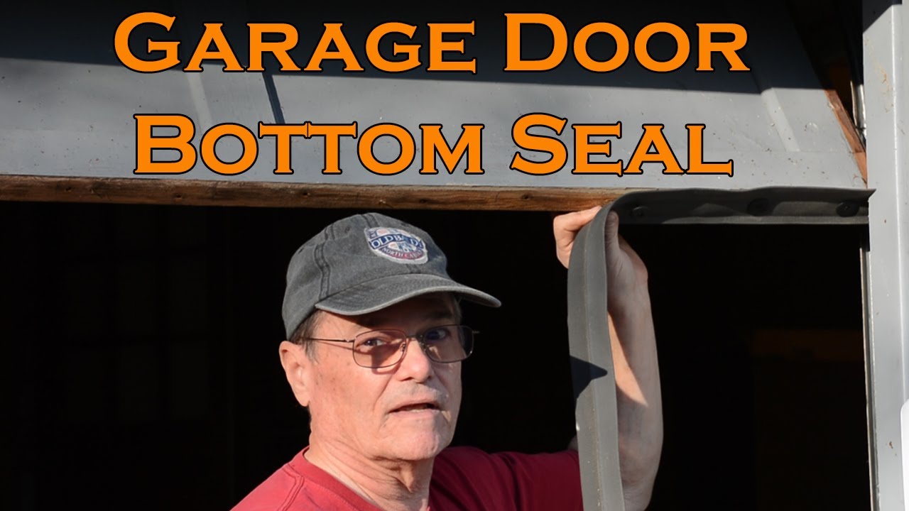 How to replace your Garage Door Bottom Seal - YouTube