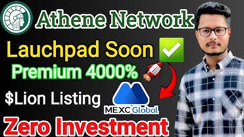 Athene Network Lauchpad 15 March | Athene Premium 4000% | Athene Network $Lion Listing May 2024