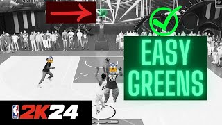 The BEST JUMPSHOT in NBA 2k24 for Guards UNDER 6’5! (EASY GREENS)