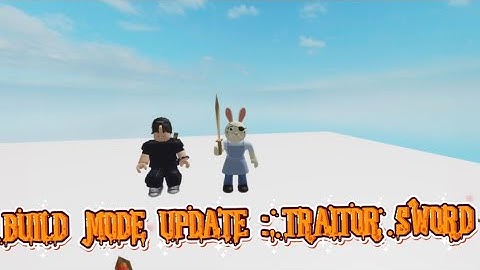 BUILD MODE HALLOWEEN UPDATE #roblox #piggy #wolfygar2 #traitorsword #piggybuildmode 