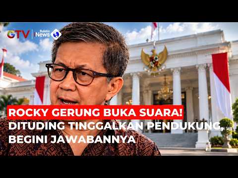 Rocky Gerung Finally Speaks Out on Disappointed Supporters Regarding His Appointment to the Presi...