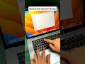 Quick Full Screen Snap #MacTips #MacShortcuts #ScreenshotHack #MacProductivity