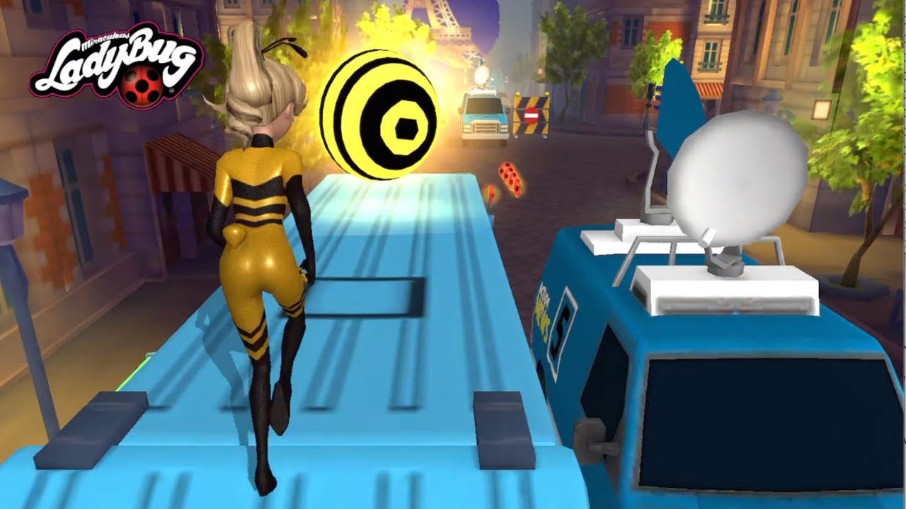 Miraculous Ladybug & Cat Noir 🐞QUEEN BEE Mission in Paris: Collect 60 VENOM TOKENS!