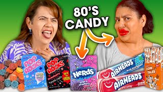 Mexican Moms Try the BEST 80's Candy!
