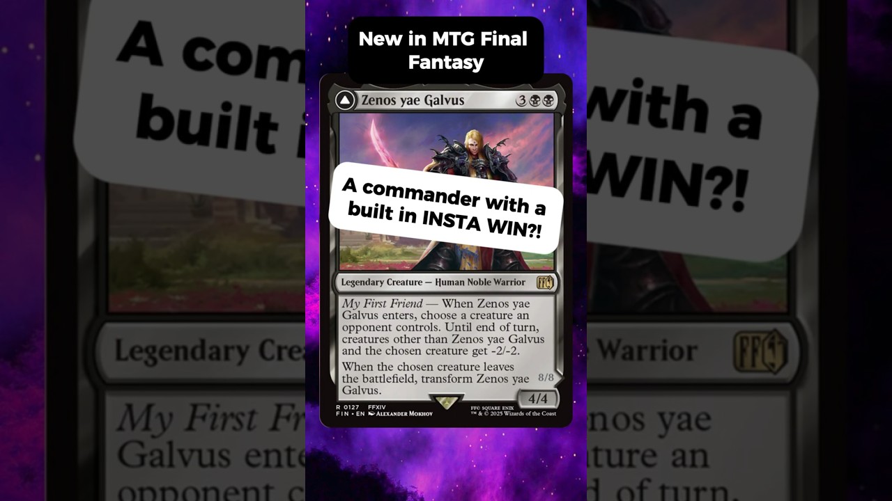 mtg final fantasy zenos yae Galvus // Shinryu, Transcendent Rival [127] [FINAL FANTASY] [Foil]  Face to Face Games Burning Chains  When the chosen player loses the game Zenos' Magic: The GatheringFinal Fantasy