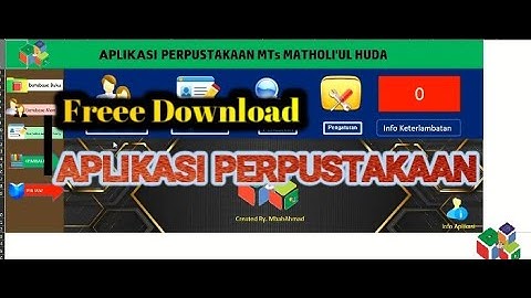 APLIKASI PERPUSTAKAAN SEKOLAH BERBASIS VBA EXCEL | Free