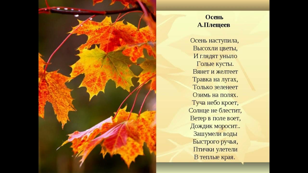 Песня осень наступила и вянут. Осенние стихи. Стихотворение про осень. Стихи про осень для детей. Стихи про осень короткие и красивые.