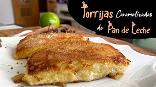 TORRIJAS DE PAN DE LECHE | Torrijas caramelizadas | Postre fácil y rápido
