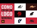 COMO CREAR UN LOGO MINIMAL Paso a paso Fácil | Tutorial Completo