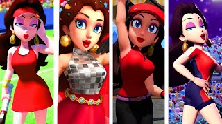 Evolution Of Pauline In Mario Sports All Animations
