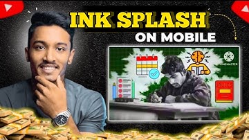 Ink Splash: Ink Splash Editing on Mobile 📲 @The_SaqlainKhan